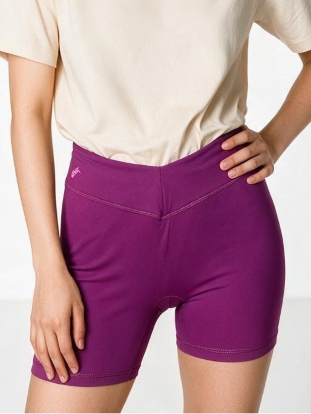 Alphalete Athletic Biker Shorts Magenta